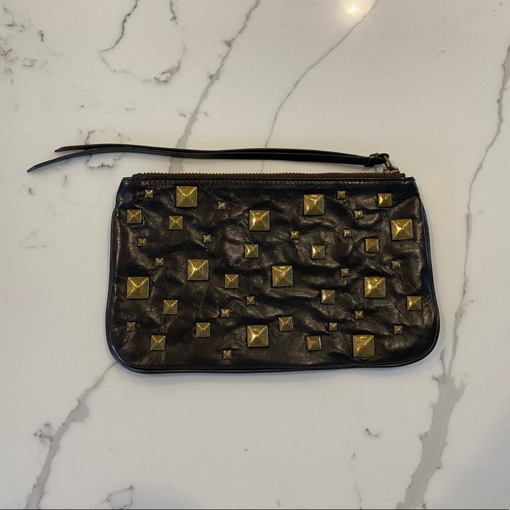 Studded Leather Pouch - Picture 4 of 4